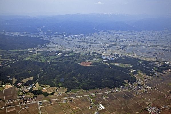 上空から見た下小松古墳群