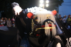 犬川地区の下小松大宮神社の獅子舞の画像